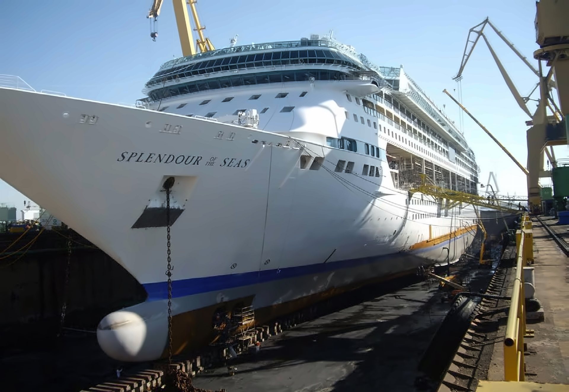 Splendour of the Seas – Trockendock